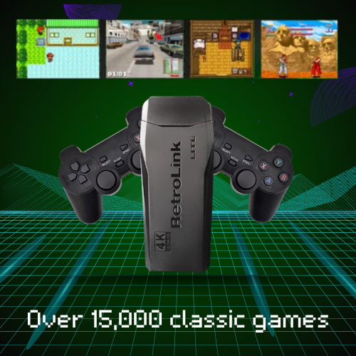 RetroLink - 15 000 Retro Games + Wireless Controllers