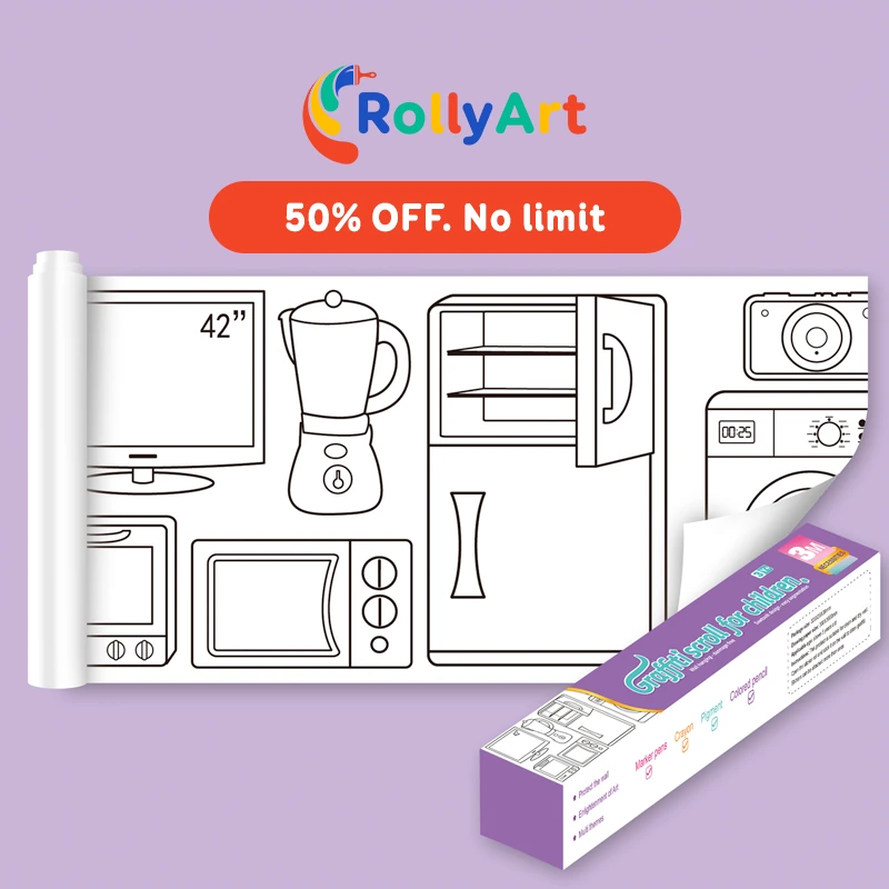 RollyArt - Last day 80% OFF DIY Oversize Coloring Rolls