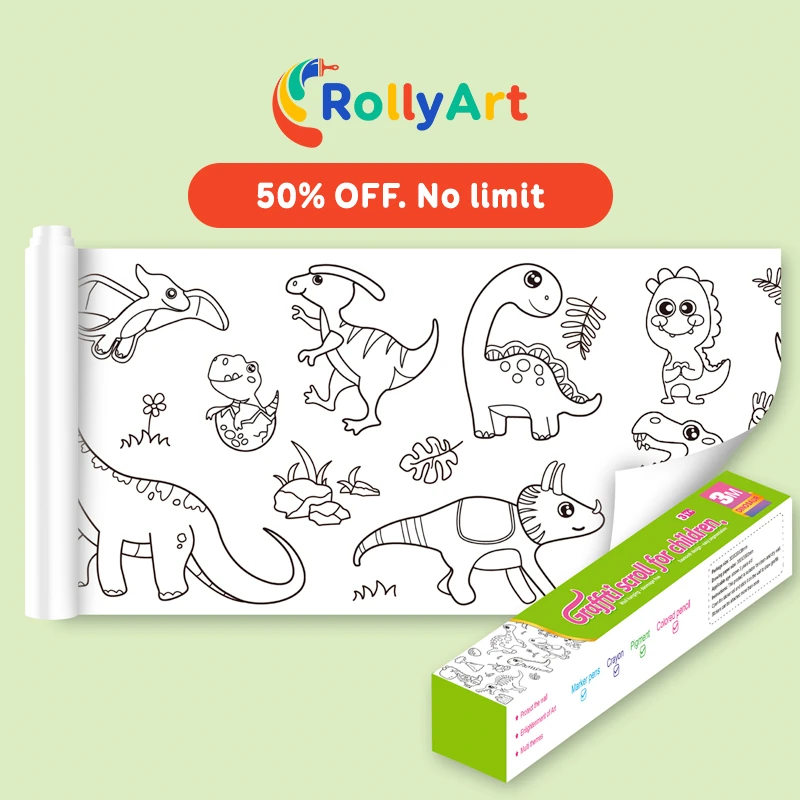 RollyArt - Last day 80% OFF DIY Oversize Coloring Rolls