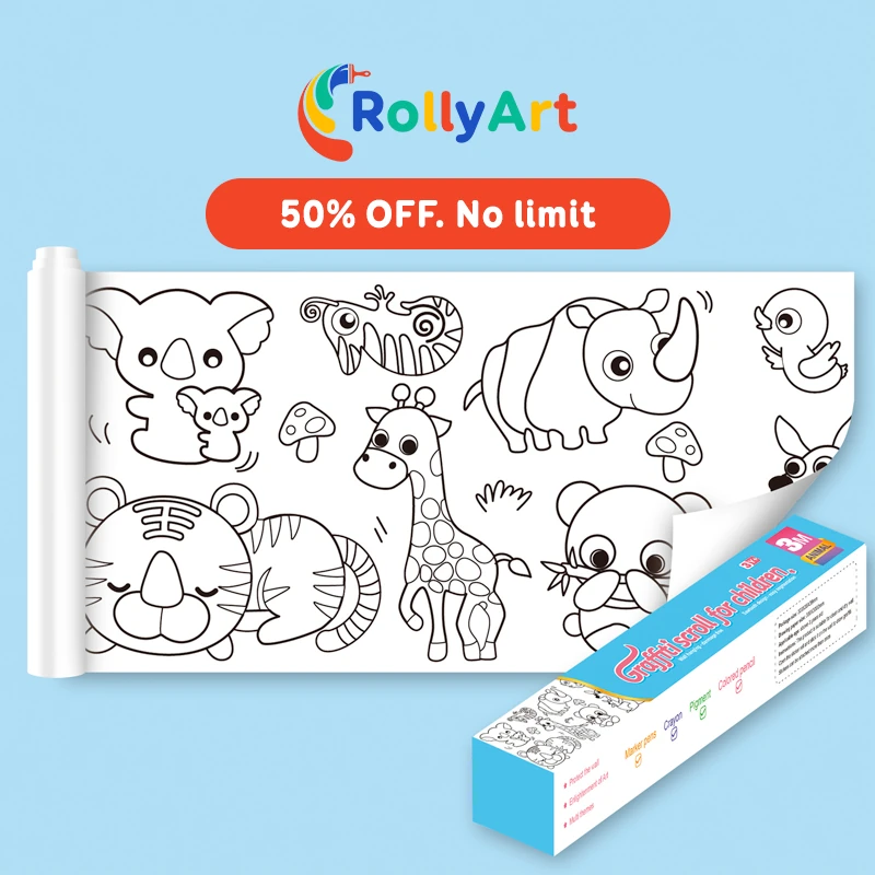 RollyArt - Last day 80% OFF DIY Oversize Coloring Rolls