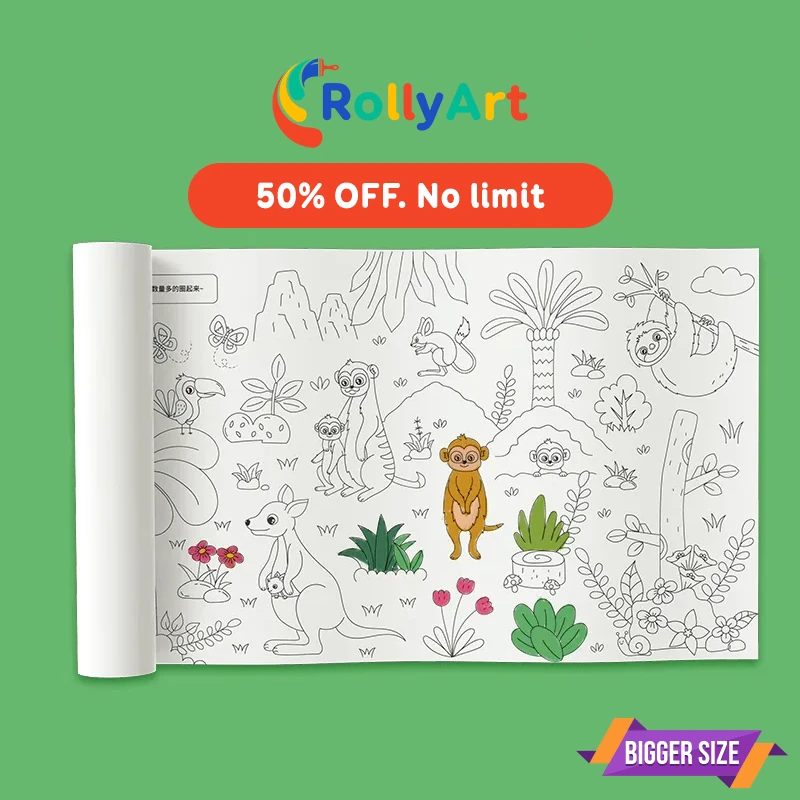 RollyArt - Last day 80% OFF DIY Oversize Coloring Rolls