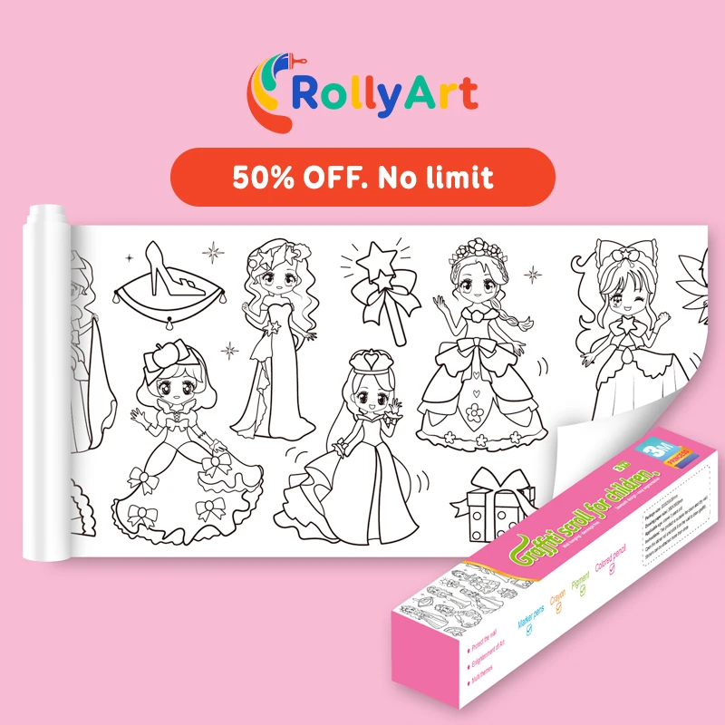 RollyArt - Last day 80% OFF DIY Oversize Coloring Rolls