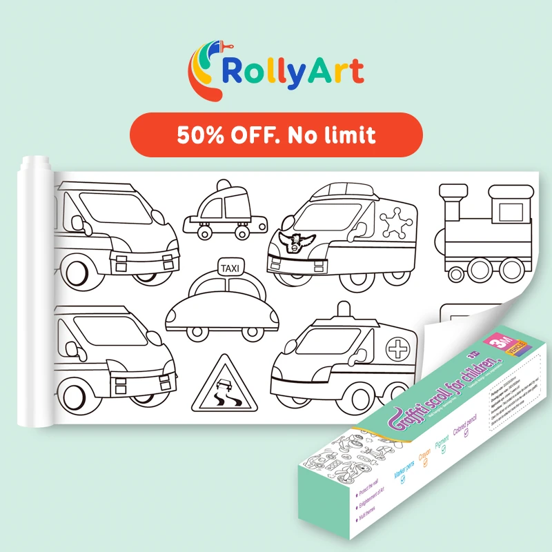 RollyArt - Last day 80% OFF DIY Oversize Coloring Rolls