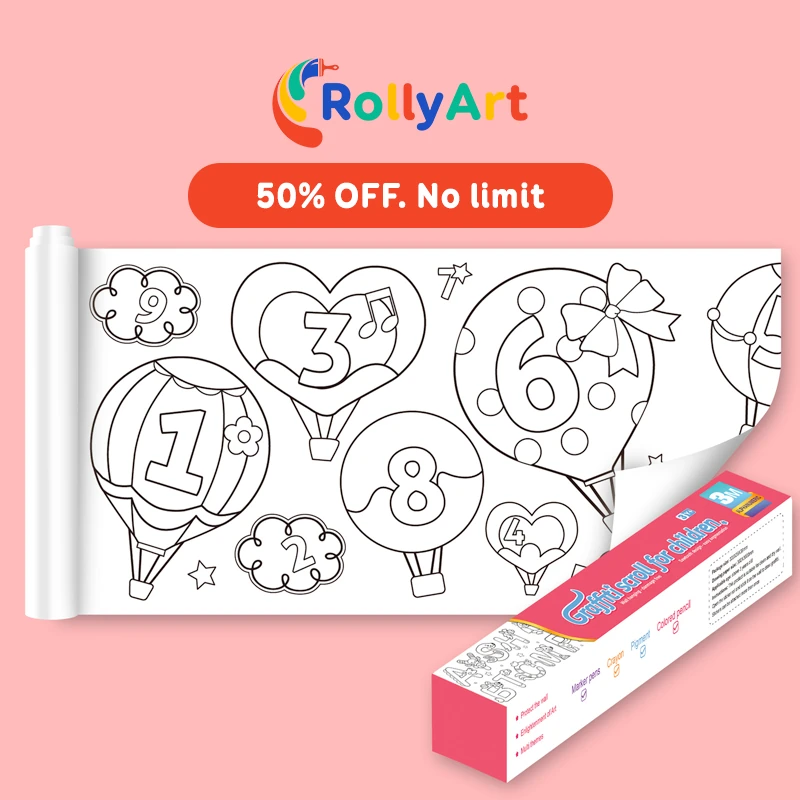 RollyArt - Last day 80% OFF DIY Oversize Coloring Rolls