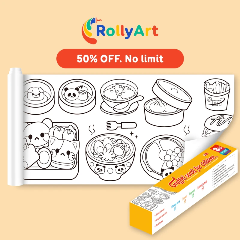 RollyArt - Last day 80% OFF DIY Oversize Coloring Rolls