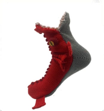 Sale 49% OFF - 3D Knit Crocodile Socks