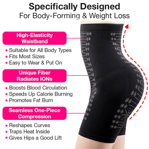 Sculptor Negative Oxygen Ion Fat Burning Tummy Control & Detox Bodysuit