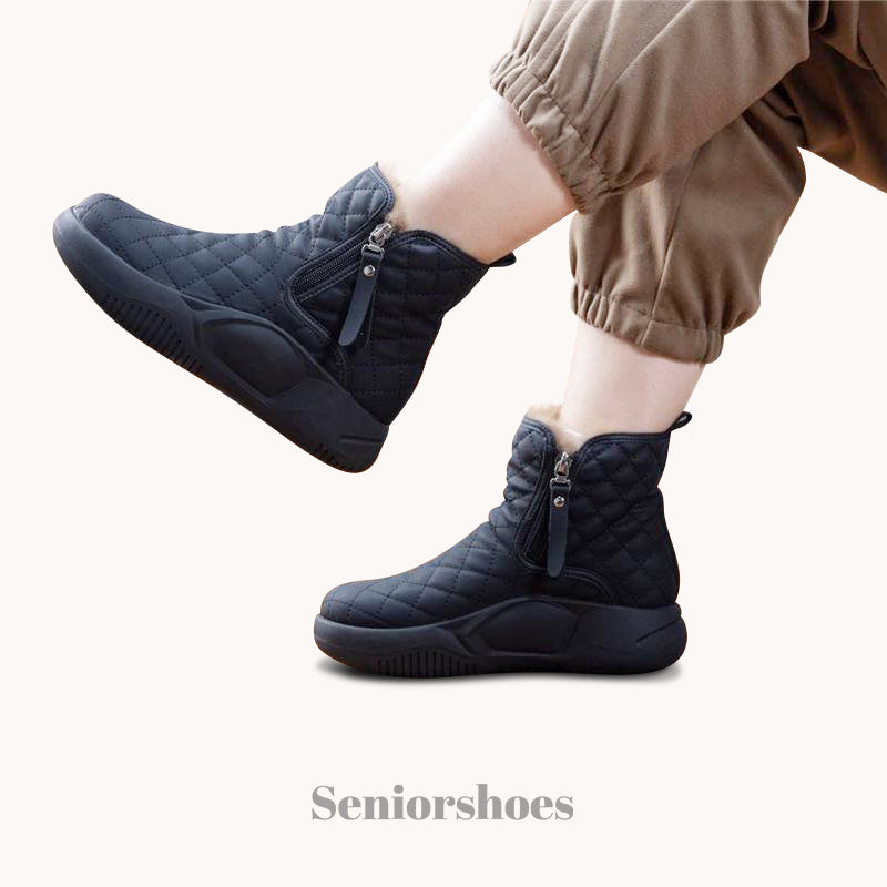 Seniorshoes Women's Warm Thick Soled Snow Boots