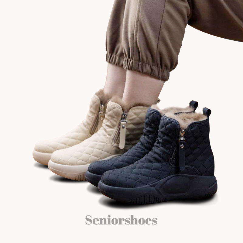 Seniorshoes Women's Warm Thick Soled Snow Boots