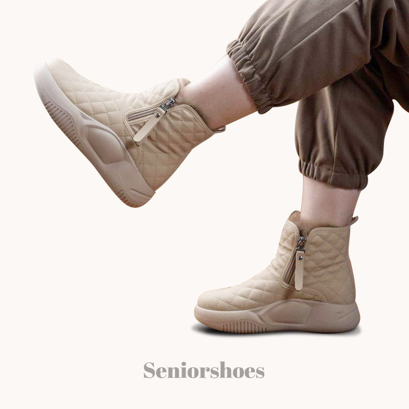 Seniorshoes Women's Warm Thick Soled Snow Boots