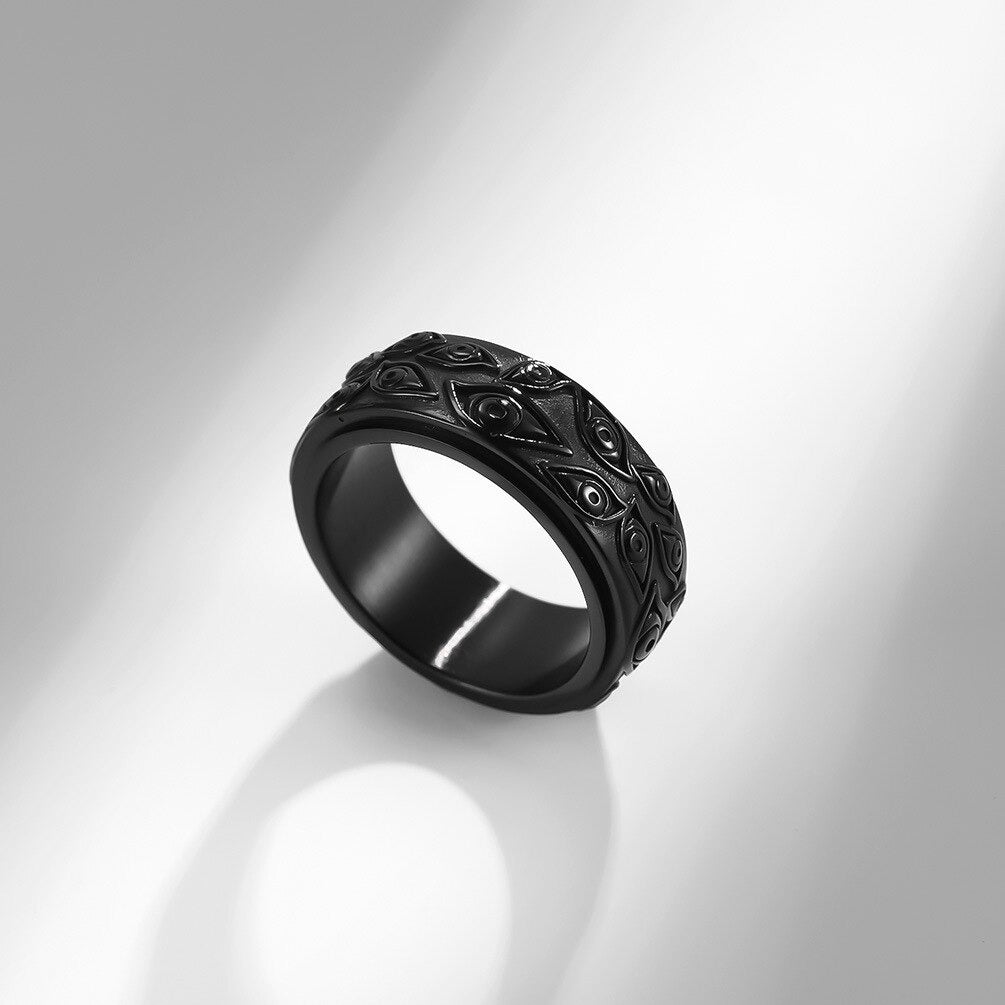 Sensory Evil Eye Deflection Ring (unisex)