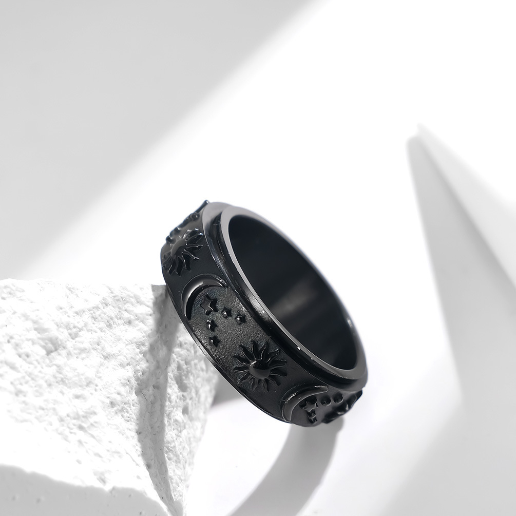 Sensory Rising Sun + Moon Ring (unisex)