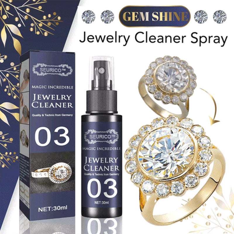 Seurico Jewelry Cleaner Spray - Ammonia-Free Safe Solution