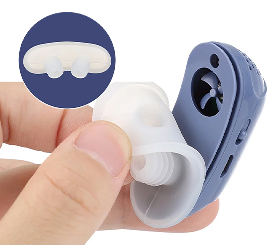 SnoreAway - Dual Turbo Vortex Anti-Snoring Solution Sleek & Rechargeable