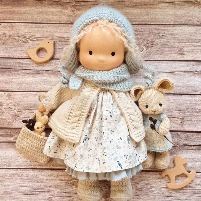 The Best Gift for Kids-Handmade Waldorf Doll