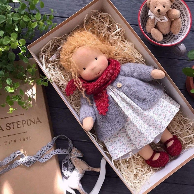 The Best Gift for Kids-Handmade Waldorf Doll