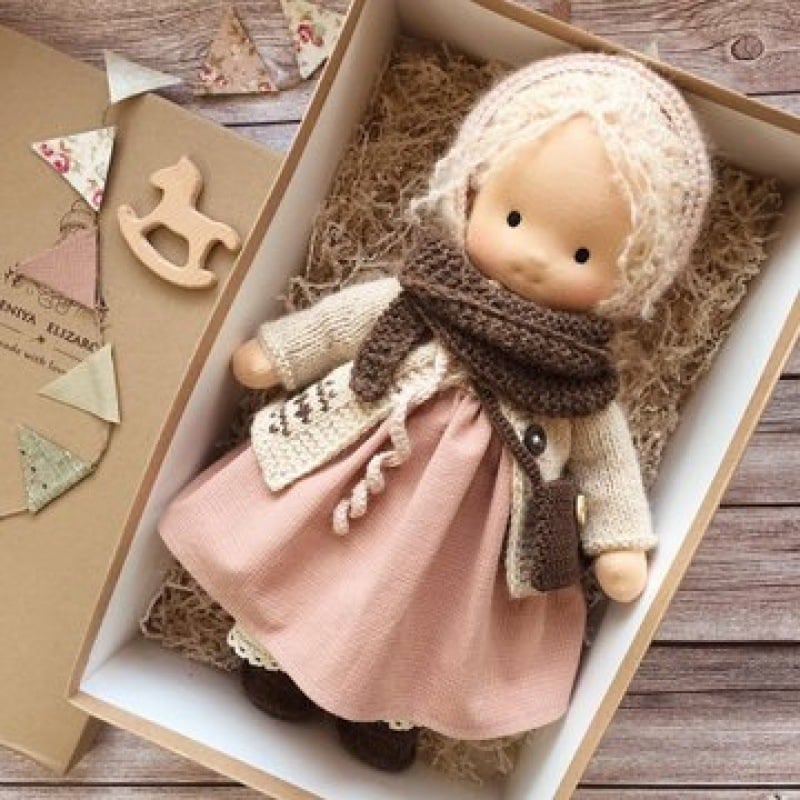 The Best Gift for Kids-Handmade Waldorf Doll