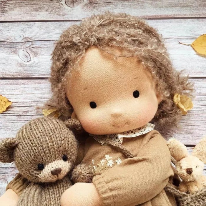 The Best Gift for Kids-Handmade Waldorf Doll