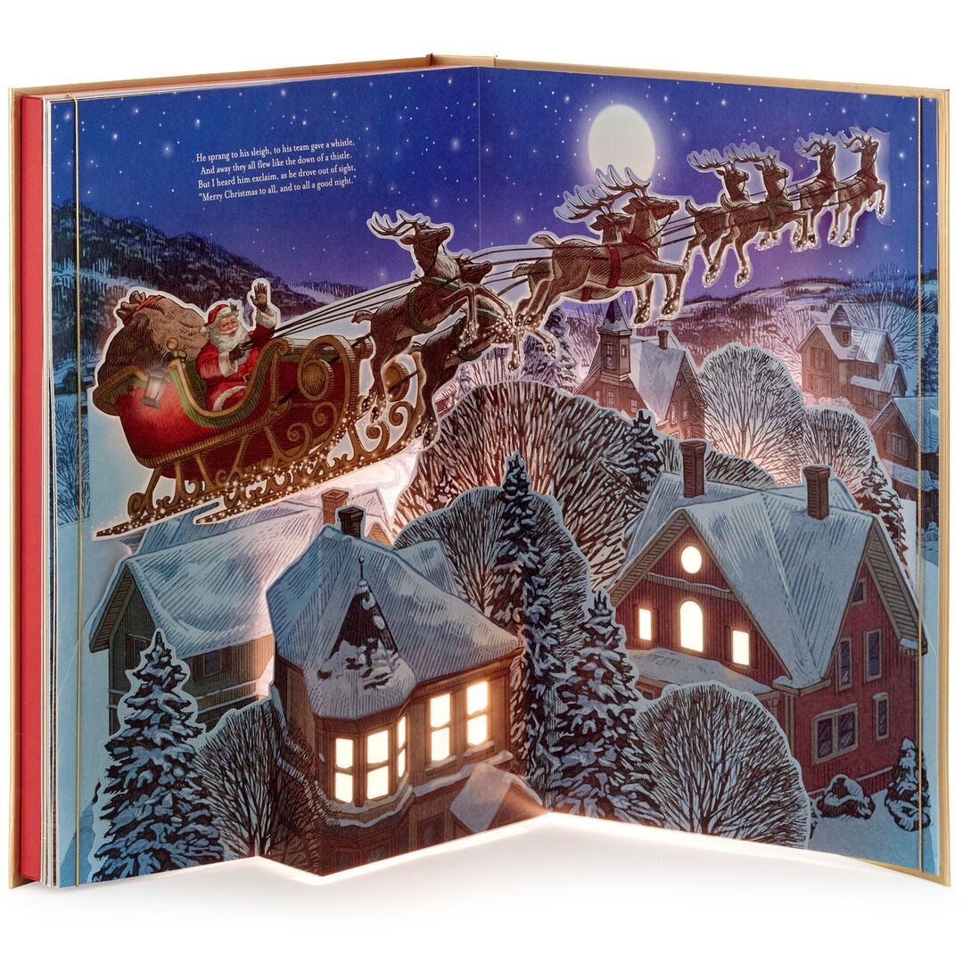 The Night Before Christmas Pop-Up Book (Light & Sound)