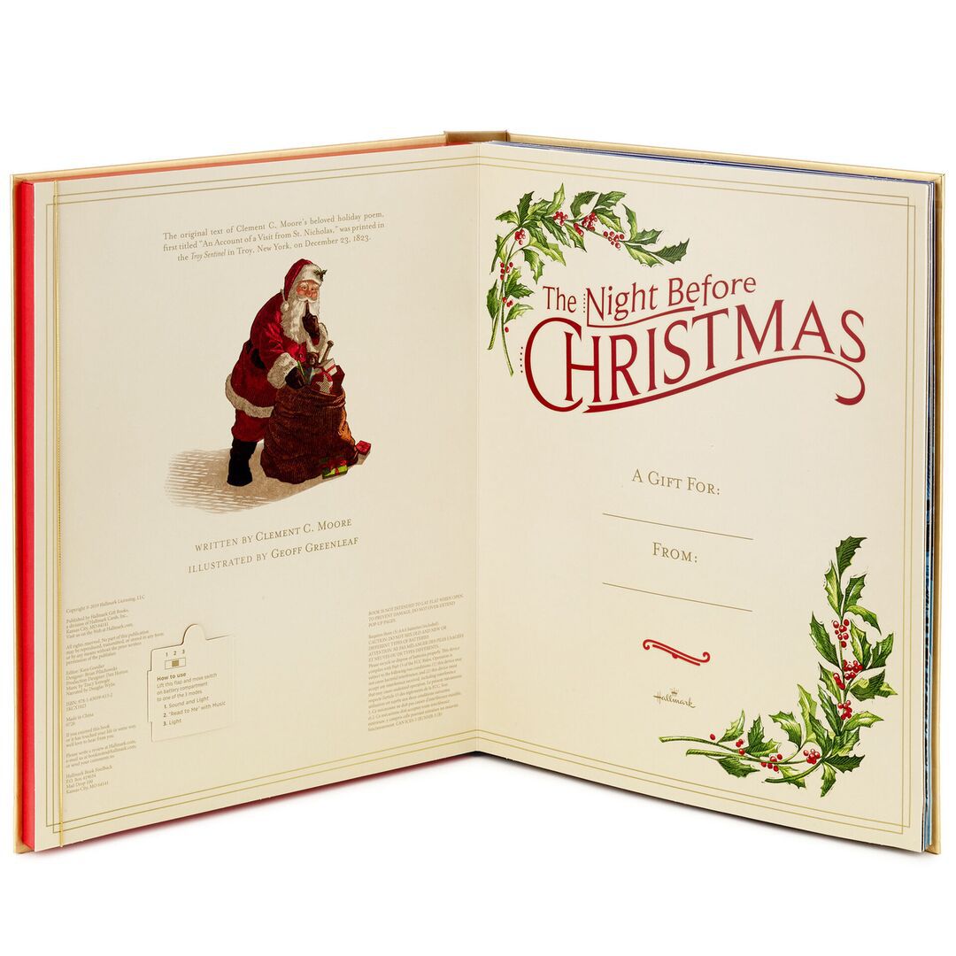 The Night Before Christmas Pop-Up Book (Light & Sound)