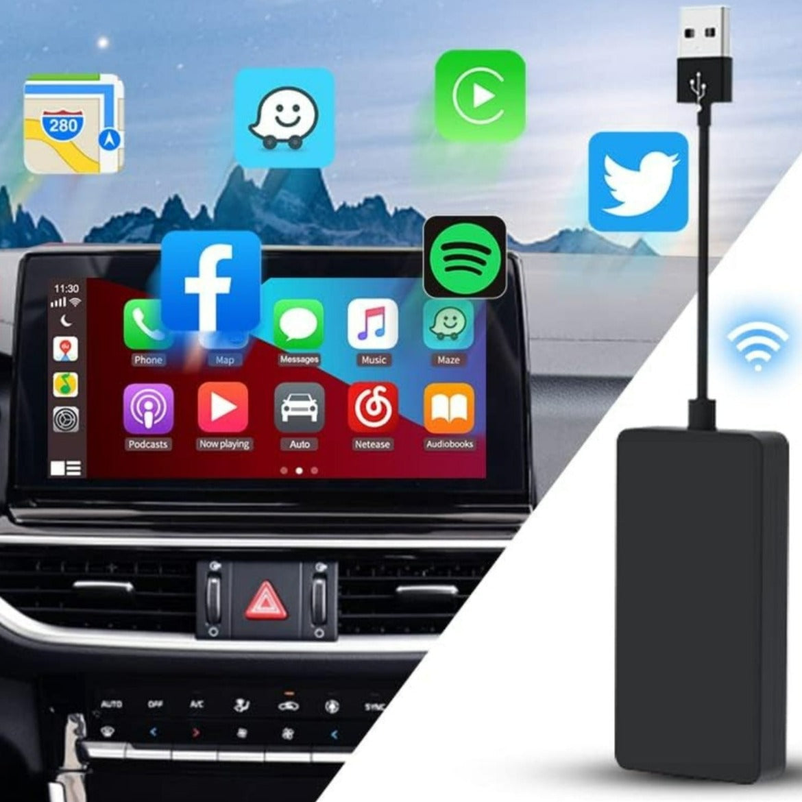 TRAVELBUDDY | UNIVERSAL CARPLAY ADAPTER