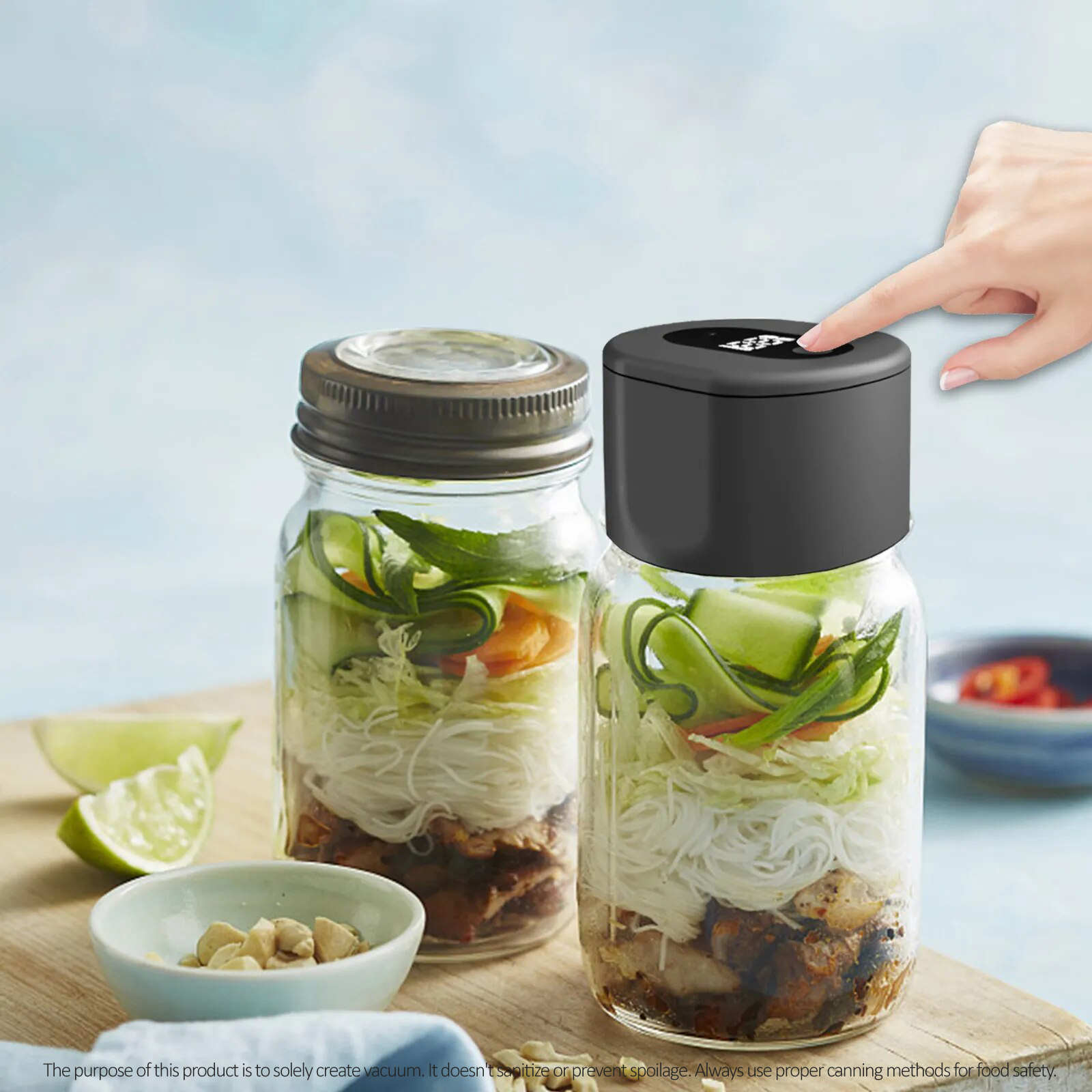 TrueBright Mason Jar Vacuum Sealer