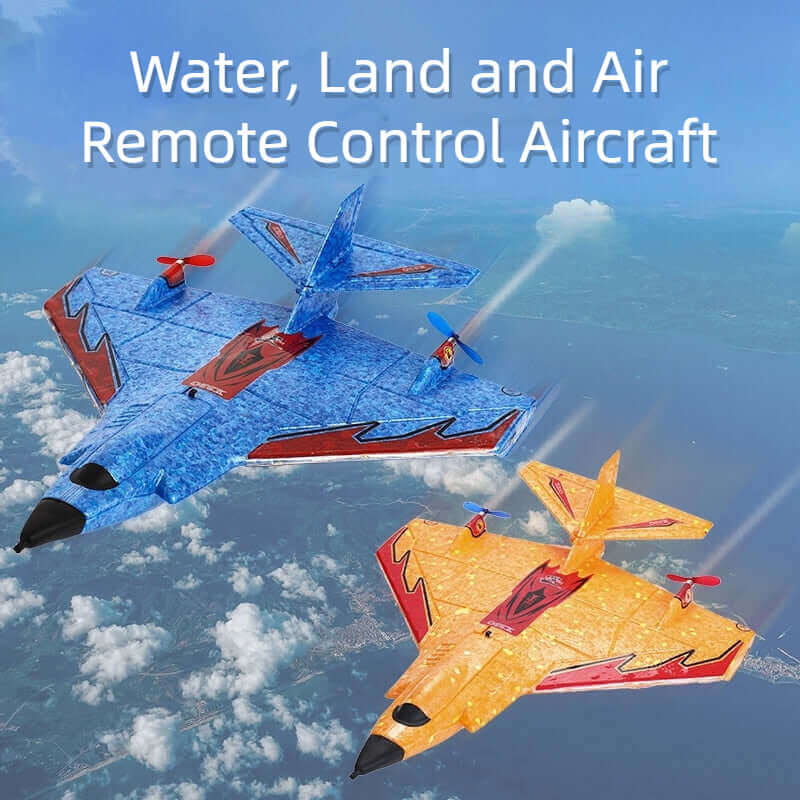 X320 Sea, land and air remote control glider EPP foam remote control aircraft with LED light flight time Remote control plane