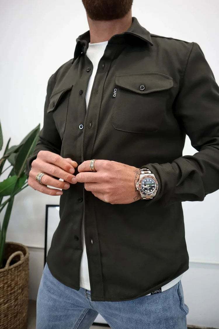 ZLIMPTY - Button Down Shirt Jacket