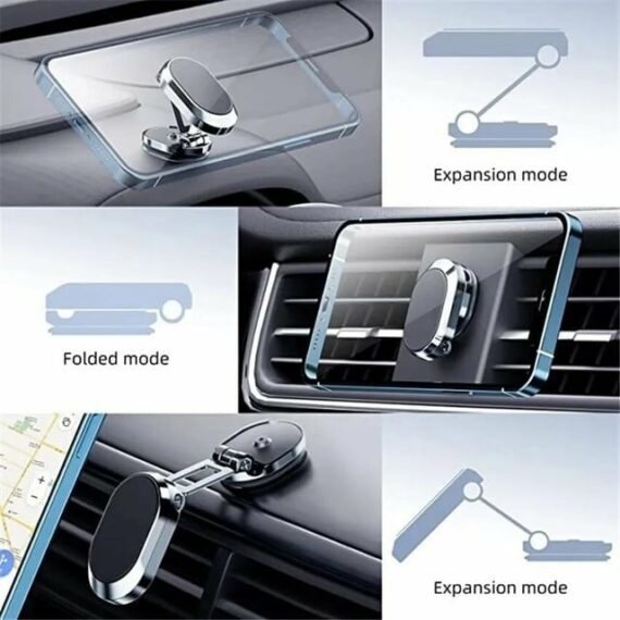 1080 Rotatable Magnetic Car Phone Holder