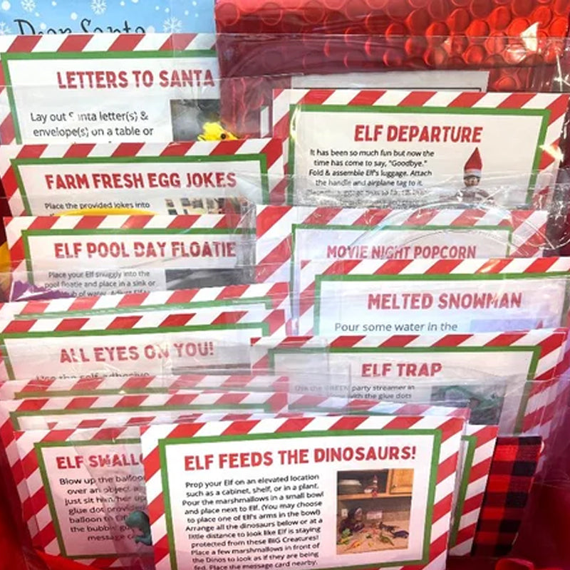 ELF On The Shelf Kit - 12/24 Days of Christmas Gift Box