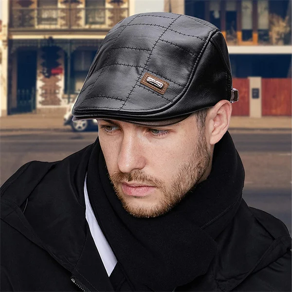 (2023 - Hot Sale) High Quality Trendy Leather Beret