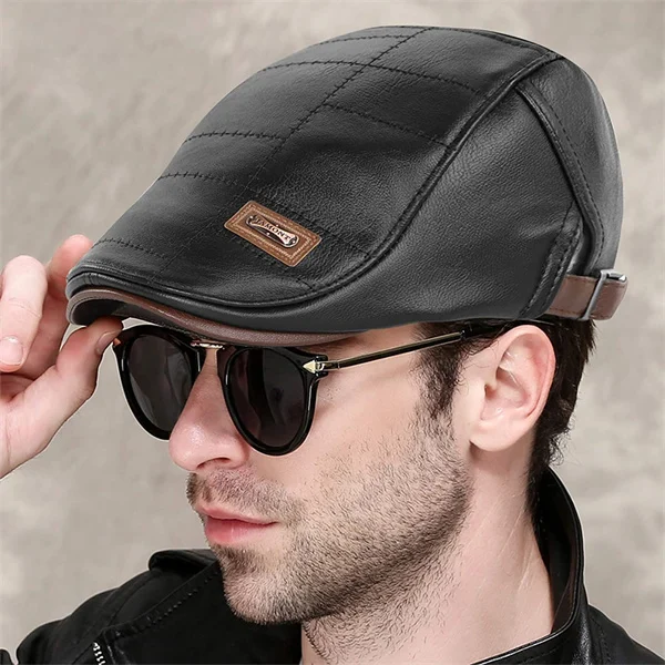 (2023 - Hot Sale) High Quality Trendy Leather Beret