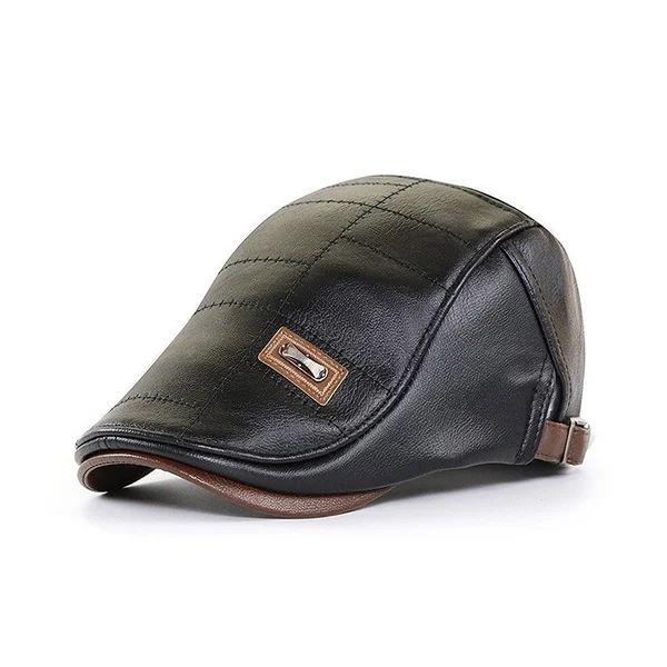 (2023 - Hot Sale) High Quality Trendy Leather Beret