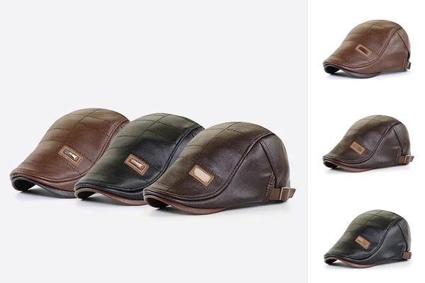 (2023 - Hot Sale) High Quality Trendy Leather Beret