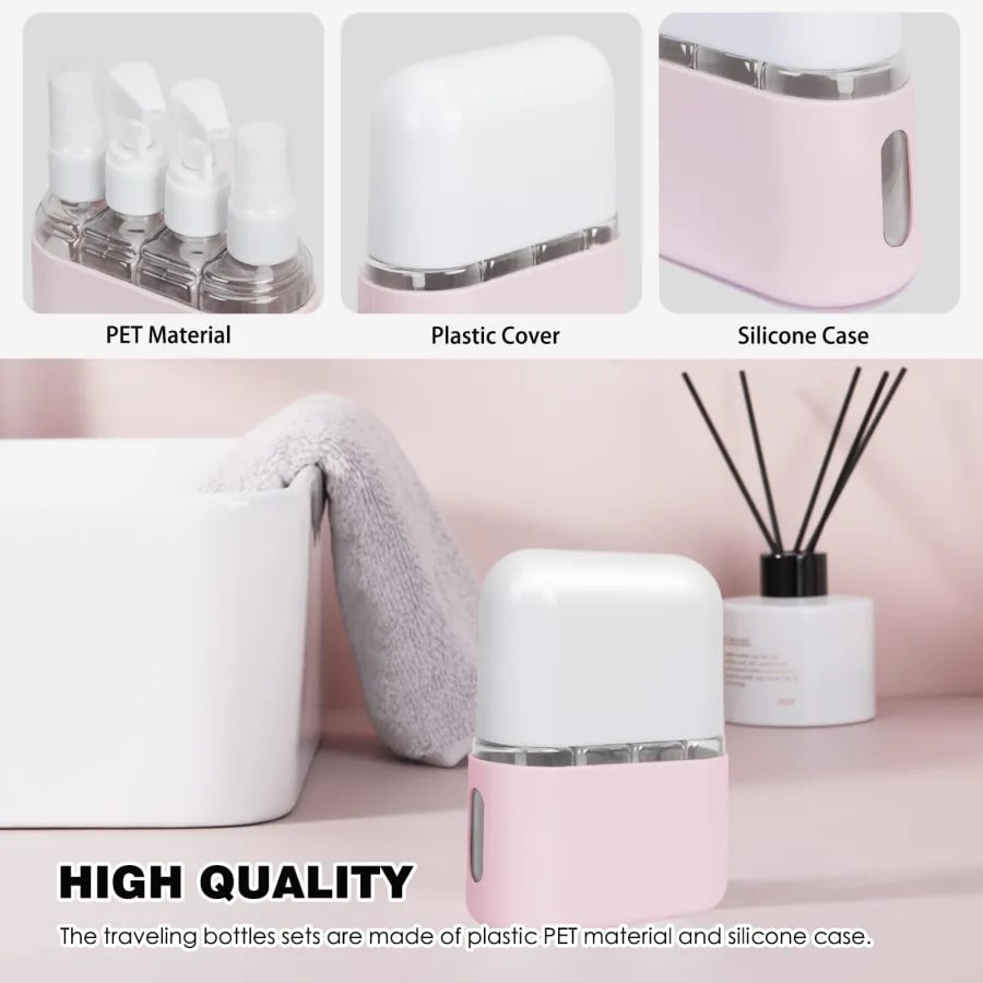 2023 Christmas Hot Sale - Mini Shampoo Dispenser Portable Travel Bottle Set