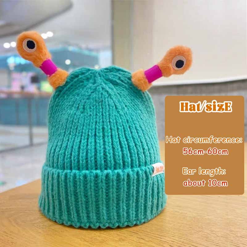 2023 Christmas New Arrival - Cute Little Monster LED Knit Beanie