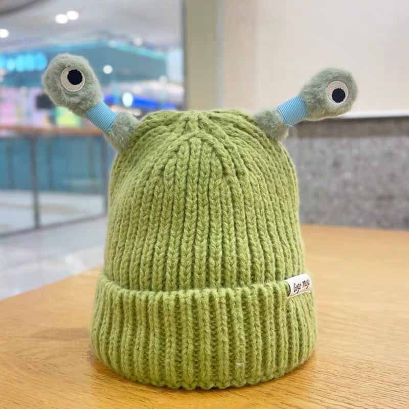 2023 Christmas New Arrival - Cute Little Monster LED Knit Beanie