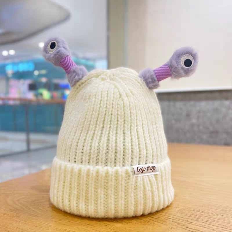 2023 Christmas New Arrival - Cute Little Monster LED Knit Beanie