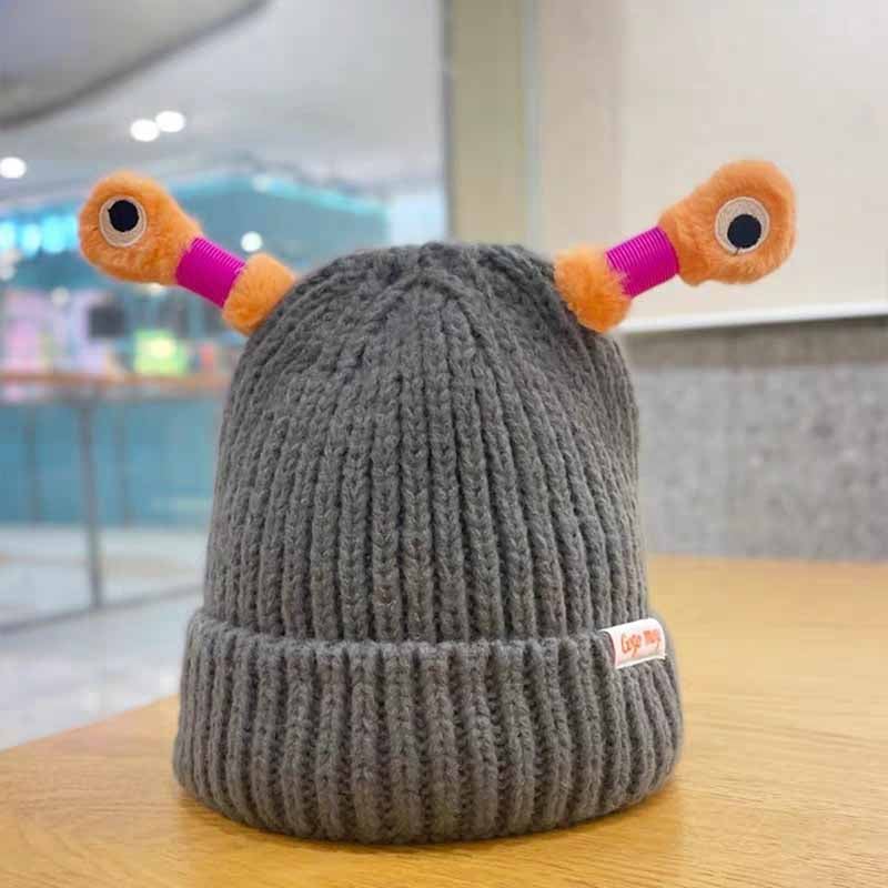 2023 Christmas New Arrival - Cute Little Monster LED Knit Beanie