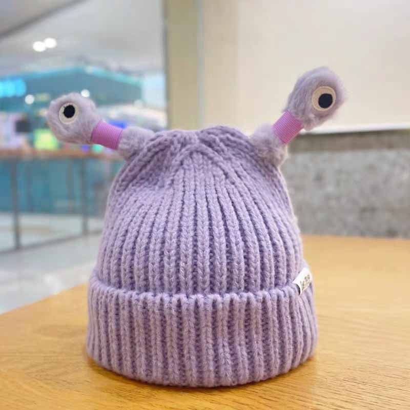 2023 Christmas New Arrival - Cute Little Monster LED Knit Beanie