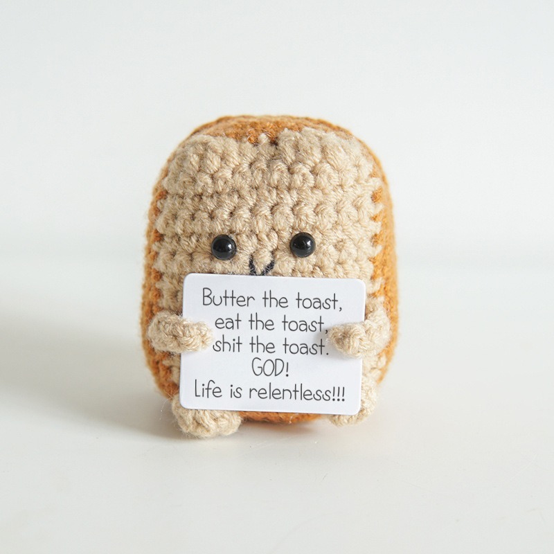 2023 Handmade Emotional Support Crochet Pickled Cucumber Gift