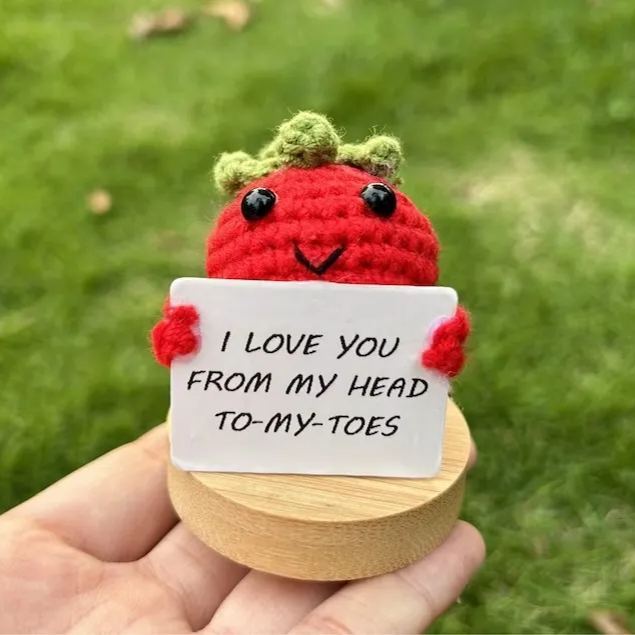 2023 Handmade Emotional Support Crochet Pickled Cucumber Gift