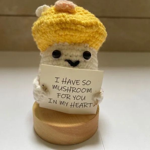 2023 Handmade Emotional Support Crochet Pickled Cucumber Gift