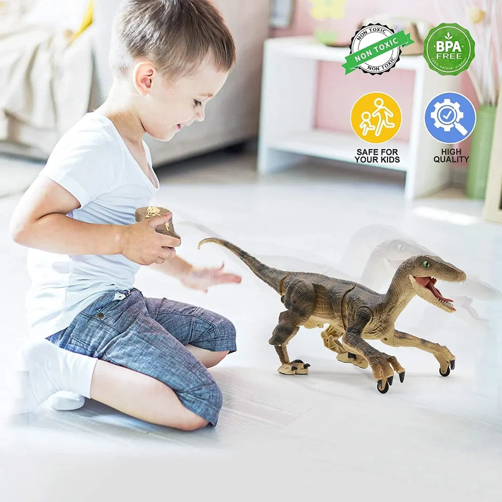 Uartz 2023 Optimal Children Gifts Realistic Remote Control Dinosaurs