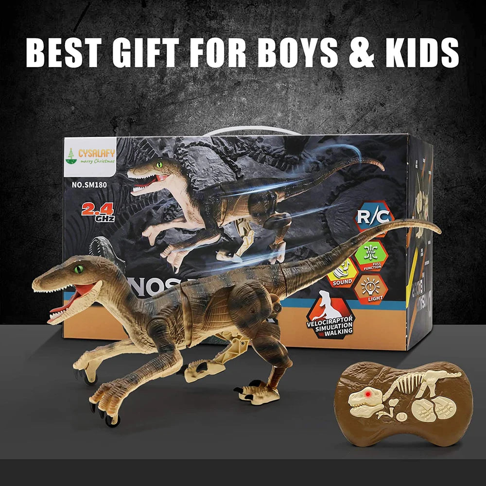 Uartz 2023 Optimal Children Gifts Realistic Remote Control Dinosaurs