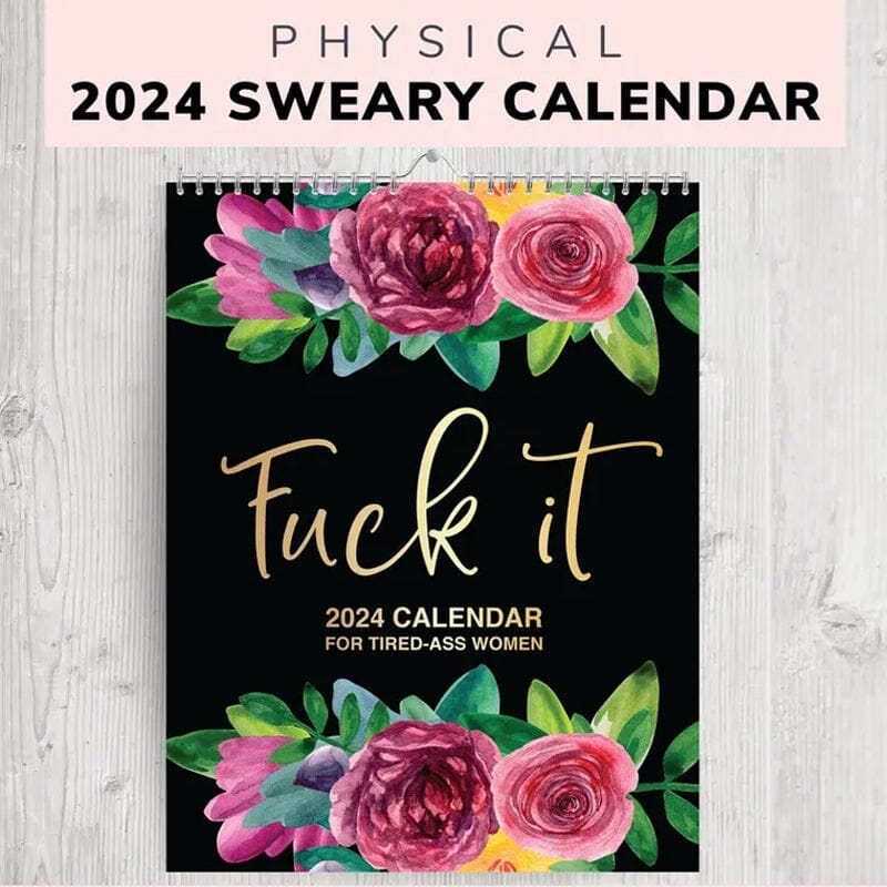 Yocartgo 2024 new Calendar for Tired-Ass Women