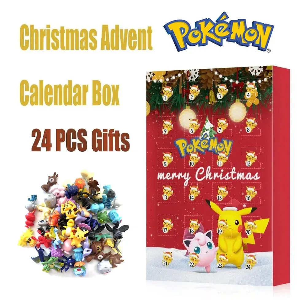 24 PCS POKEMON ADVENT CALENDAR (2023 VERSION) - HOT SALE CHRISTMAS GIFT