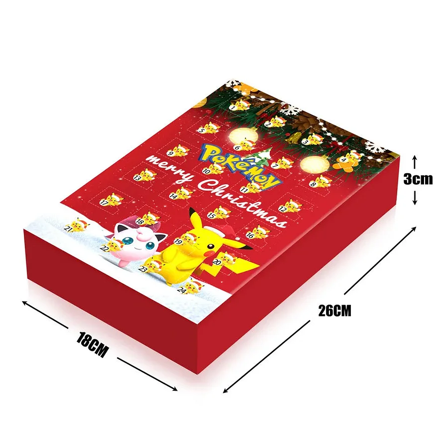 24 Pcs Pokemon Advent Calendar (2023 Version) – Hot Sale Christmas Gift