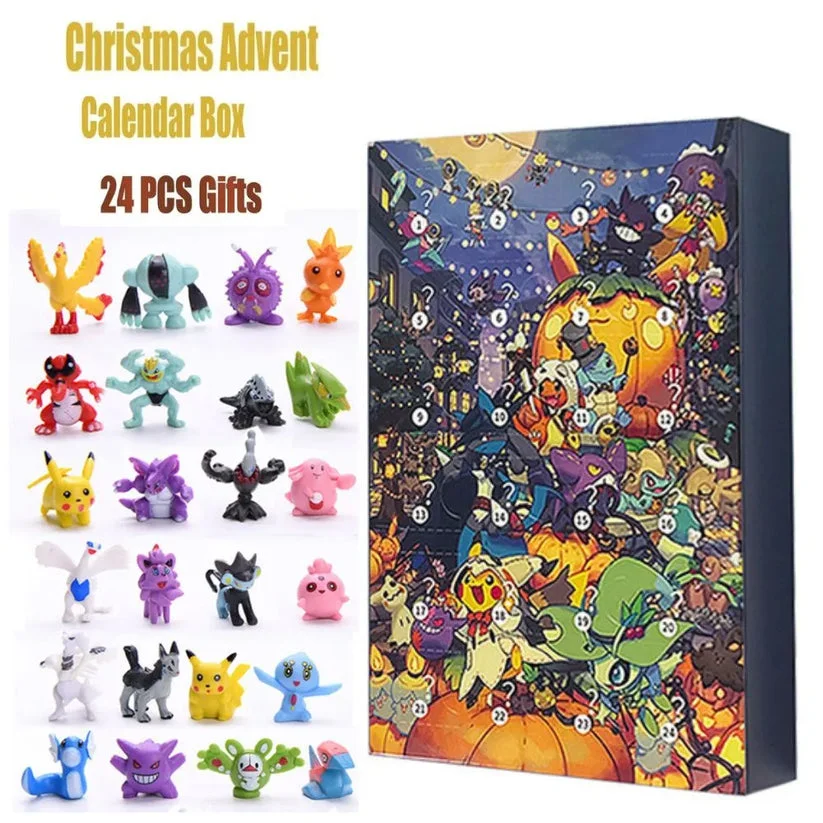 24 Pcs Pokemon Advent Calendar (2023 Version) - Hot Sale Christmas Gift