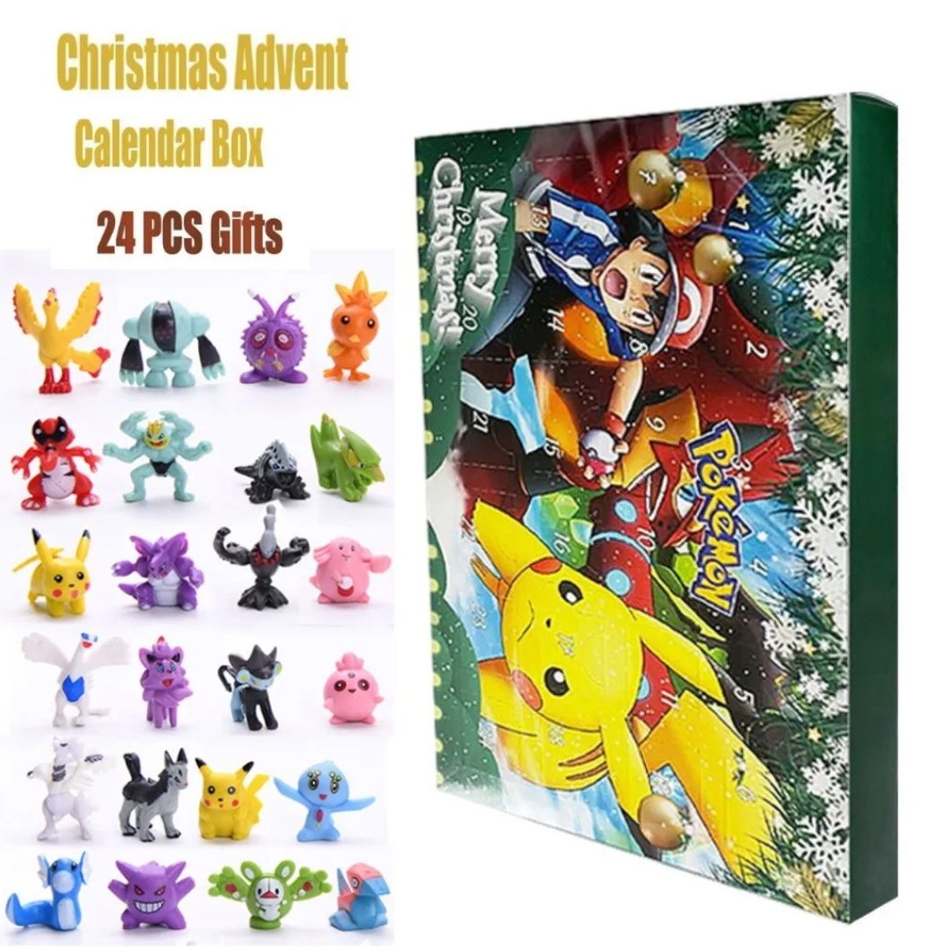 24 PCS POKEMON ADVENT CALENDAR (2023 VERSION) - HOT SALE CHRISTMAS GIFT